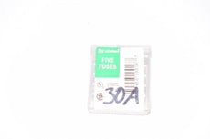 Pack of 5 NEW Littelfuse 0312030.VXP Cartridge Fuses