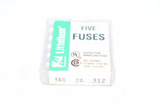 Pack of 5 NEW Littelfuse 3AG 2A 312 Fuses