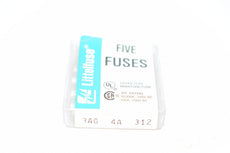 Pack of 5 NEW Littelfuse 3AG 4A 312 Fuses