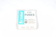 Pack of 5 NEW Littelfuse 3AG 7A 312 Fuses