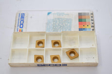 Pack of 5 NEW Seco CCMT09T308-F2 Grade- TP200 Carbide Inserts Indexable