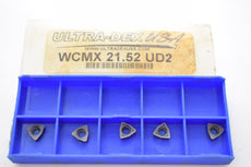 Pack of 5 NEW Ultra-Dex WCMX 21.52 UD2 Carbide insert Indexable