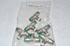 Pack of 6 NEW Numatics IN114-308-021 Swivel Branch Tee 1/4 NPT x 3/8 Tube