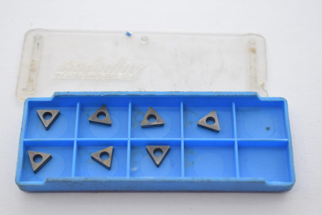 Pack of 7 NEW Carboloy TBGD521F Grade 882 Carbide Inserts VB