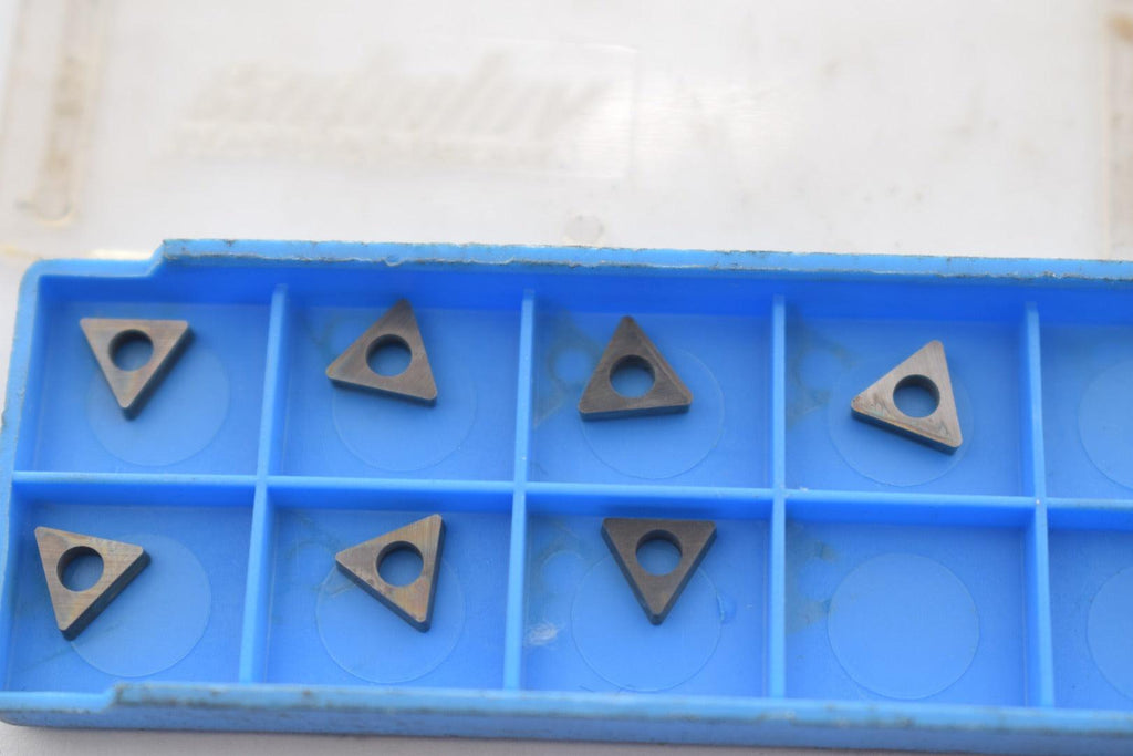 Pack of 7 NEW Carboloy TBGD521F Grade 882 Carbide Inserts VB