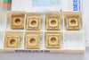 Pack of 7 NEW Seco SNMG120408-MF2 Grade- TP200 Carbide Inserts Square