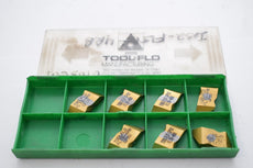 Pack of 7 NEW Tool-Flo FLTB-4RB Grade GP50 Carbide Threading Insert