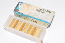 Pack of 8 NEW APT CTA-6 1/32 Carbide Turning Inserts Grade TC
