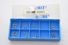 Pack of 8 NEW Thinbit MBAIZ02D5U Carbide Inserts Boring