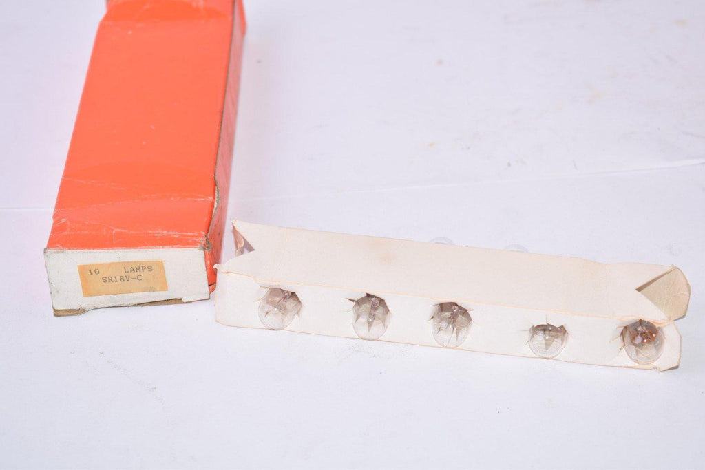 Pack of 8 NEW Vintage SR18V-C Lamps