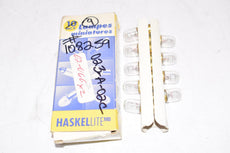 Pack of 9 NEW HaskelLite Haskel-Lite 1819 28V0.04A Miniature Lamps