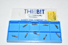 Pack of 9 NEW Kaiser THINBIT DGI20BE4 Grooving Carbide Inserts