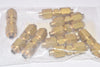 Pack of 9 NEW Parker, Union, Tube 1/4'', Flare, Brass