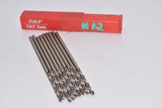 Pack of 9 NEW SKF A243 #12 HSS Aircraft Drills Extra Long
