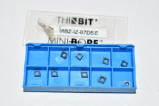Pack of 9 NEW THINBIT MBE-IW-08D4U Indexable Carbide Inserts