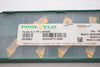 Pack of 9 NEW Tool-Flo FLAS3L4PT-I Grade GP50E Carbide Inserts Grooving