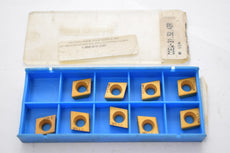 Pack of 9 NEW Valenite CDEW-31.52.42R Grade V1N Carbide Inserts Indexable
