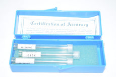 Pack of Deltronic 0.0352 Pin Gage Machinist Inspection Gauge