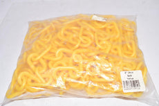 Pack of NEW 2'' Chain Bulk Yellow Plastic Chain 1LB 5 oz