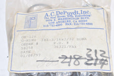 Pack of NEW A.C. DePuydt O-Rings, OR-120 1x1-3/16x3/32 BUNA