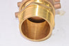 Parker Brass Connector 2-7/8'' Thread x 2-1/4'' x 7-1/2'' OAL