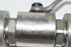 Parker BVHP08CKK1EA 2-Way Shut Off High Pressure Valve 3000 PSI C.61 4-Bolt Flange Stainless Steel