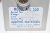 PARTS Applied Materials AFC-550 MAss Flow Controller 6-300 sccm Hydrogen