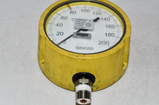 Perma-Cal 121TIR06H23-L 4-1/2'' Pressure Gauge 0-200 PSI