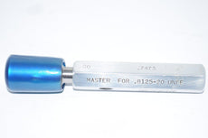 PMC Industries .8125-20 UNEF Go NO Go Smooth Pin Gage Check Plug GO .7473