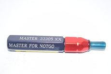 PMC Industries Master .22205 XX Go NO Go Smooth Pin Ring Gage Check Plug Inspection Tooling