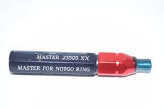 PMC Industries Master .23505 XX Go NO Go Smooth Pin Gage Check Plug Inspection Tool