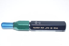 PMC Industries Master .272 Go NO Go Smooth Pin Gage Check Plug Inspection Tool