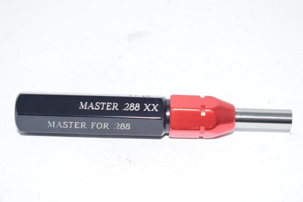 PMC Industries Master .288 XX Go NO Go Smooth Pin Ring Gage Check Plug ...