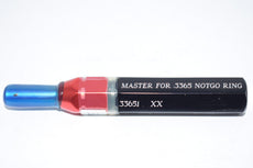 PMC Industries Master .3365 .33651 XX Go NO Go Smooth Pin Gage Check Plug Inspection Tool