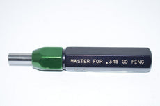 PMC Industries Master .345 Go NO Go Smooth Pin Gage Check Plug Inspection Tool