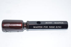 PMC Industries Master .80355 Go NO Go Smooth Pin Gage Check Plug