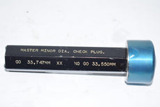 PMC Industries Master Minor Go NO Go Ring Pin Gage Check Plug No Go 33.550MM