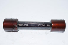 PMC Industries Master XX Go NO Go Ring Pin Gage Check Plug Go 1.3719 No 1.365