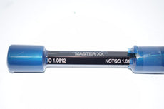 PMC Industries Master XX Go NO Go Smooth Pin Gage Check Plug Go 1.0612 No 1.0468