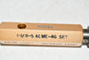 Ponam 1-1/8-5 Thread Plug Gage Go NO Go Go pd 1.0208 No Go pd 1.0142