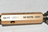 Ponam 1-1/8-5 Thread Plug Gage Go NO Go Go pd 1.0208 No Go pd 1.0142