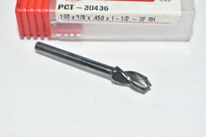 Precision Cutting Tools PCT 30436 Carbide Drill Bit .190'' x 1/8 x .450 x 1-1/2 3FL RH
