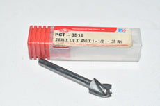 Precision Cutting Tools PCT 3518 Carbide Drill Bit .2835 x 1/8 x .450 x 1-1/2 3F RH