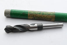 Precision Twist Drill 91446 R56 23/32'' High Speed Steel Bright Finish Silver & Deming Drill