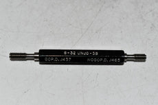 Precon 8-32 UNJC-3B Thread Plug Gage Go PD .1437 NO GO .1465