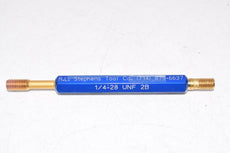 R.L. Stephens 1/4-28 UNF 2B Thread Plug Gage Assembly GO .2268 x NOGO .2311