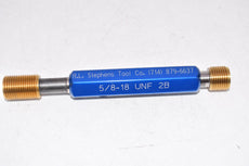 R.L. Stephens 5/8-18 UNF 2B Thread Plug Gage Assembly GO .5889 x NOGO .5949