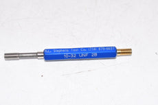 R.L. Stephens Tool 10-32 UNF 2B Thread Plug Gage Assembly GO .1697 x NOGO .1736