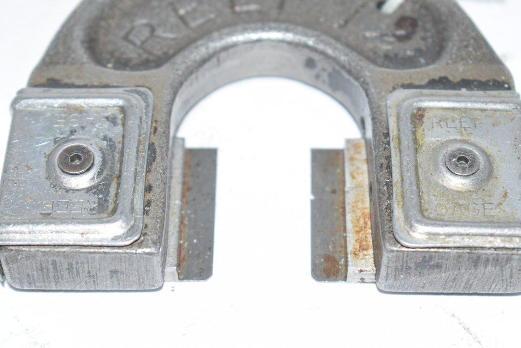 Reef Gage 11/2 Form Snap Gauge Wedge Shaped Anvils, GO NO GO Groove Inspection VB