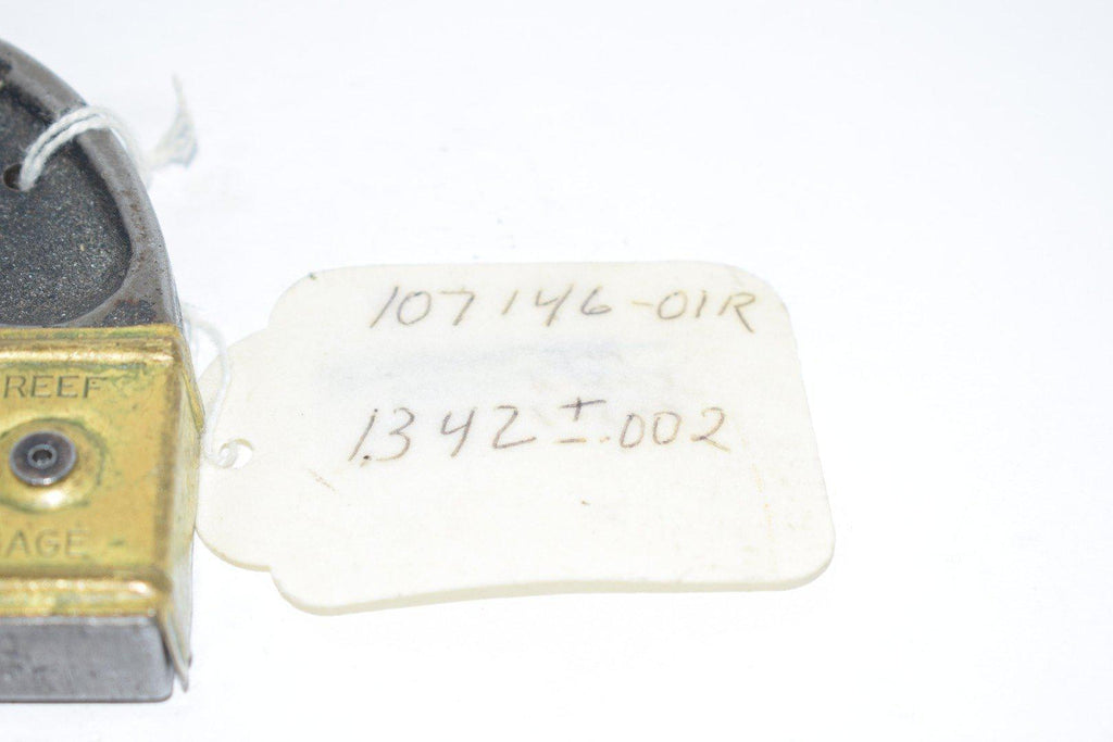 Reef Gage 2 1.342 Snap Gage Wedge Shaped Anvils, GO NO GO Groove Tool